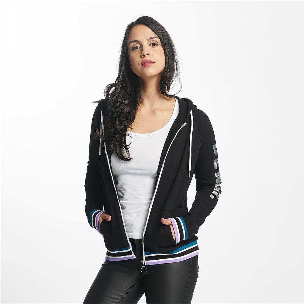 Bench foil logo zip through hoodie large